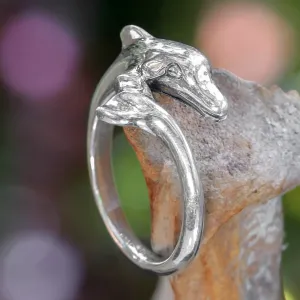 Sterling Silver Dolphin Cocktail Ring Artisan Jewelry - Baby Dolphin | NOVICA
