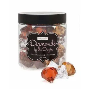 STUDIO SILVERSMITHS Diamonds by the Dozen Shades of Amber Vase Decor