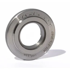 Taperpipe NPT Ring Gage L-1 - 2 1/2-8
