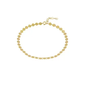 THE DAINTY DISC ANKLET