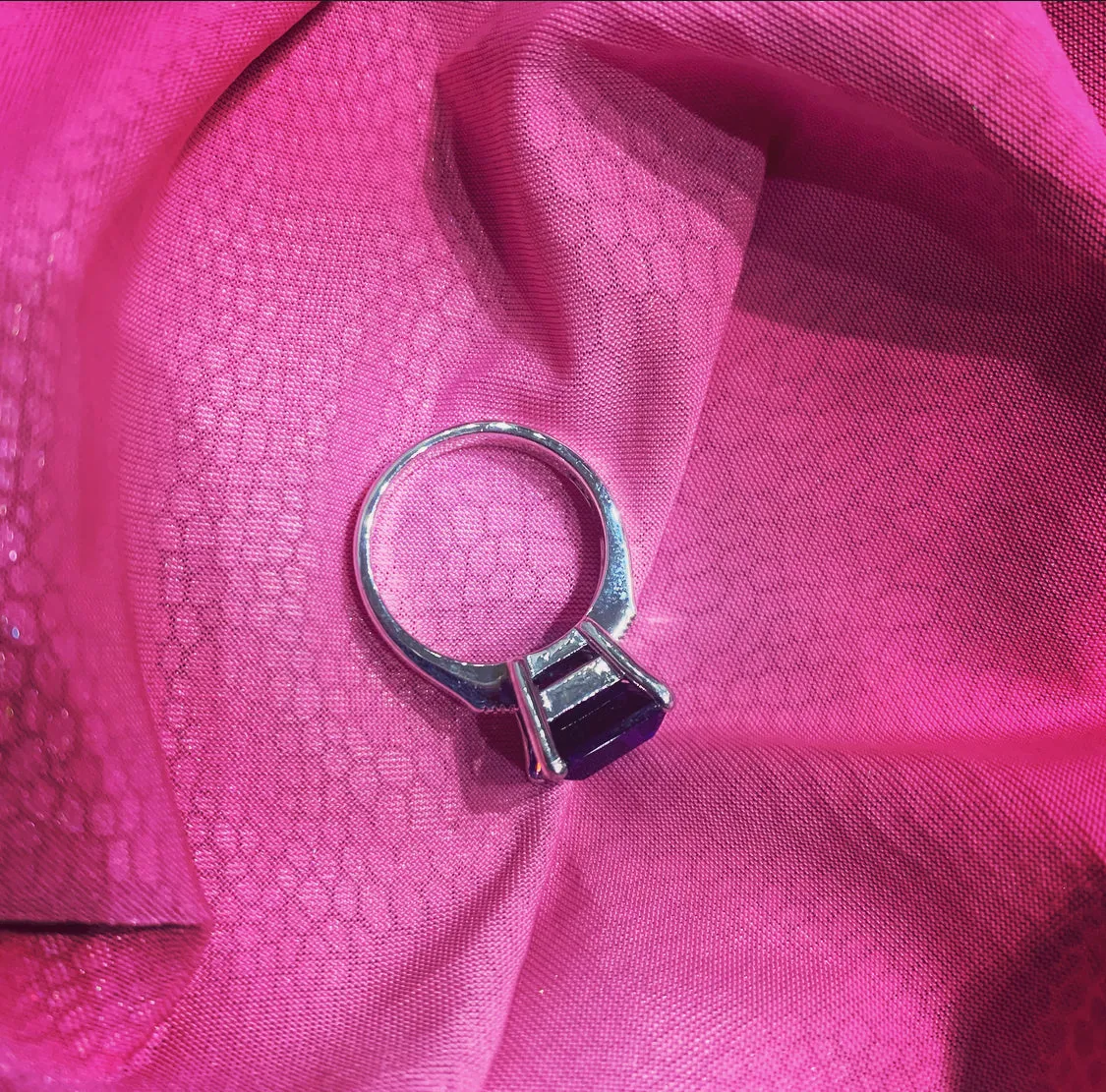 The Duchess Solitaire Amethyst Ring