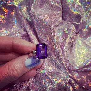 The Duchess Solitaire Amethyst Ring