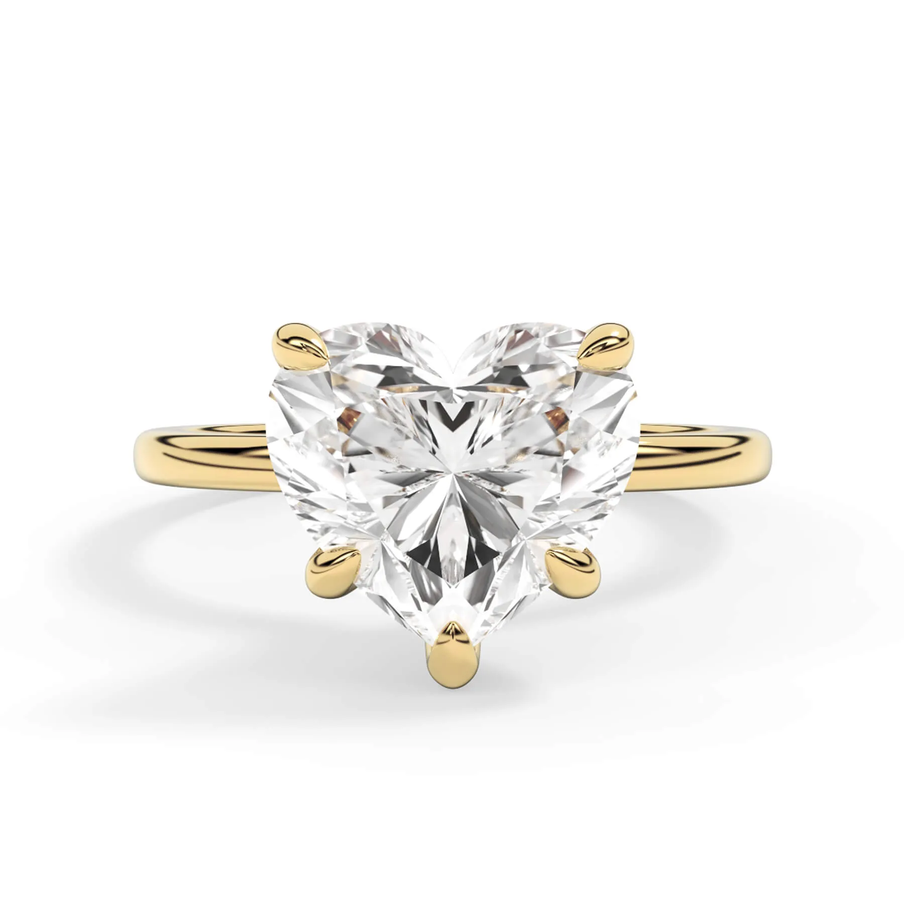 Under Halo Diamond Wrap Engagement Ring - Rose Gold Wrap