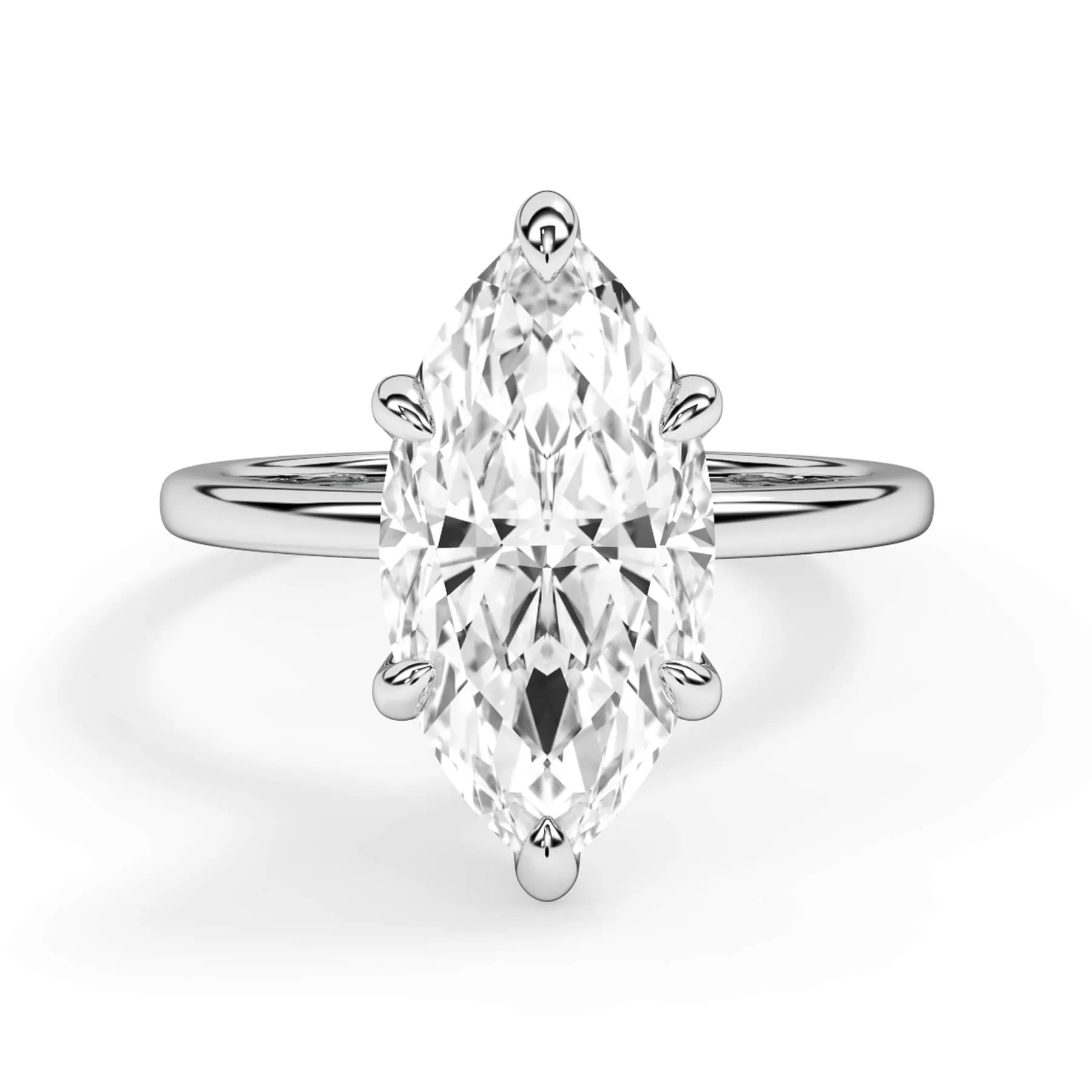Under Halo Diamond Wrap Engagement Ring - Rose Gold Wrap
