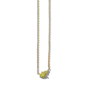 Unity Necklace, Peridot, Gold