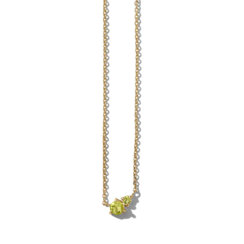 Unity Necklace, Peridot, Gold