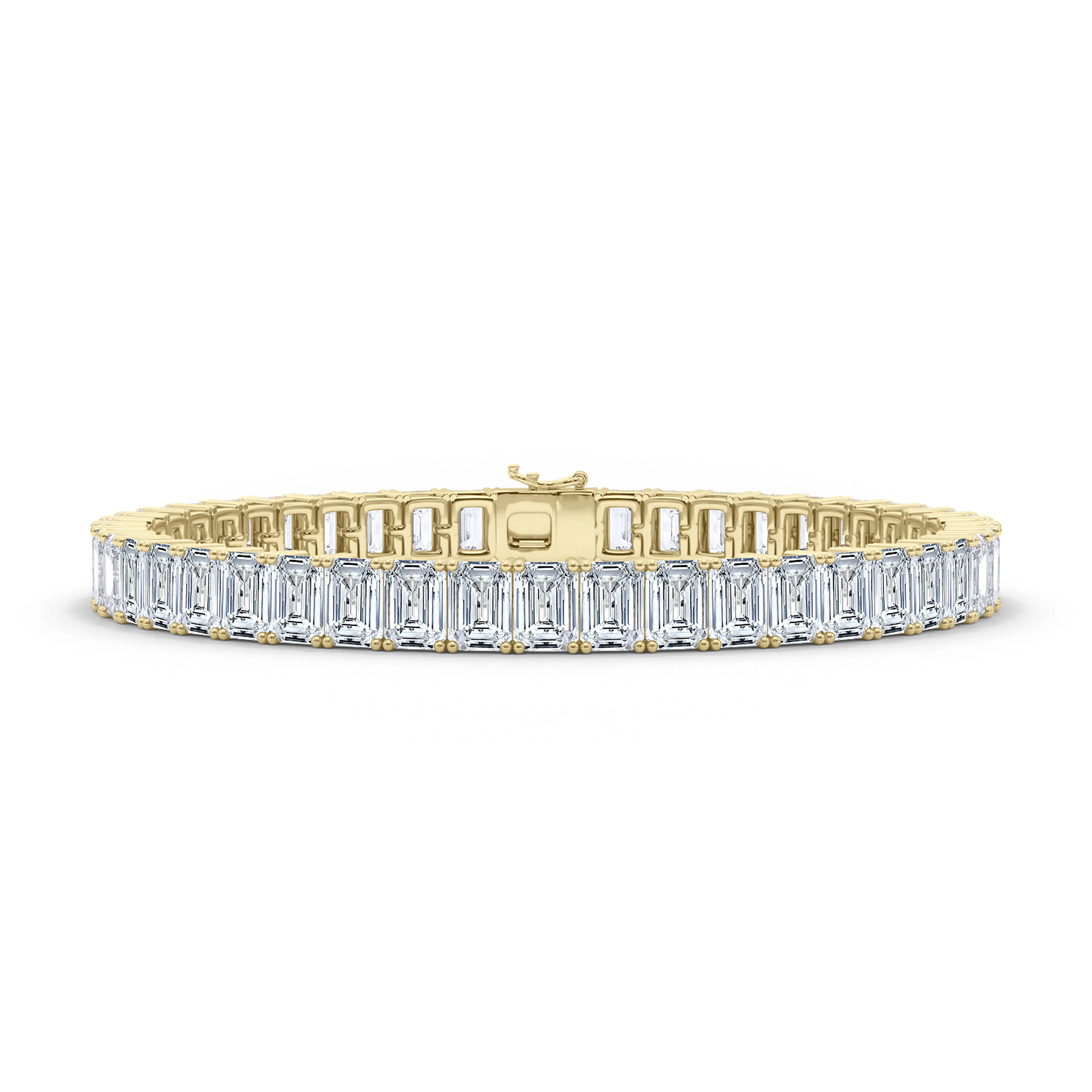 Vertical Set Emerald Tennis Bracelet