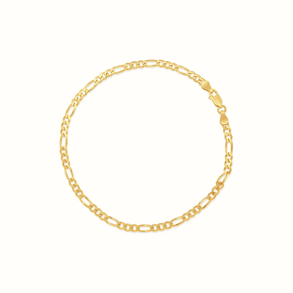 Women's Vermeil Figaro Anklet