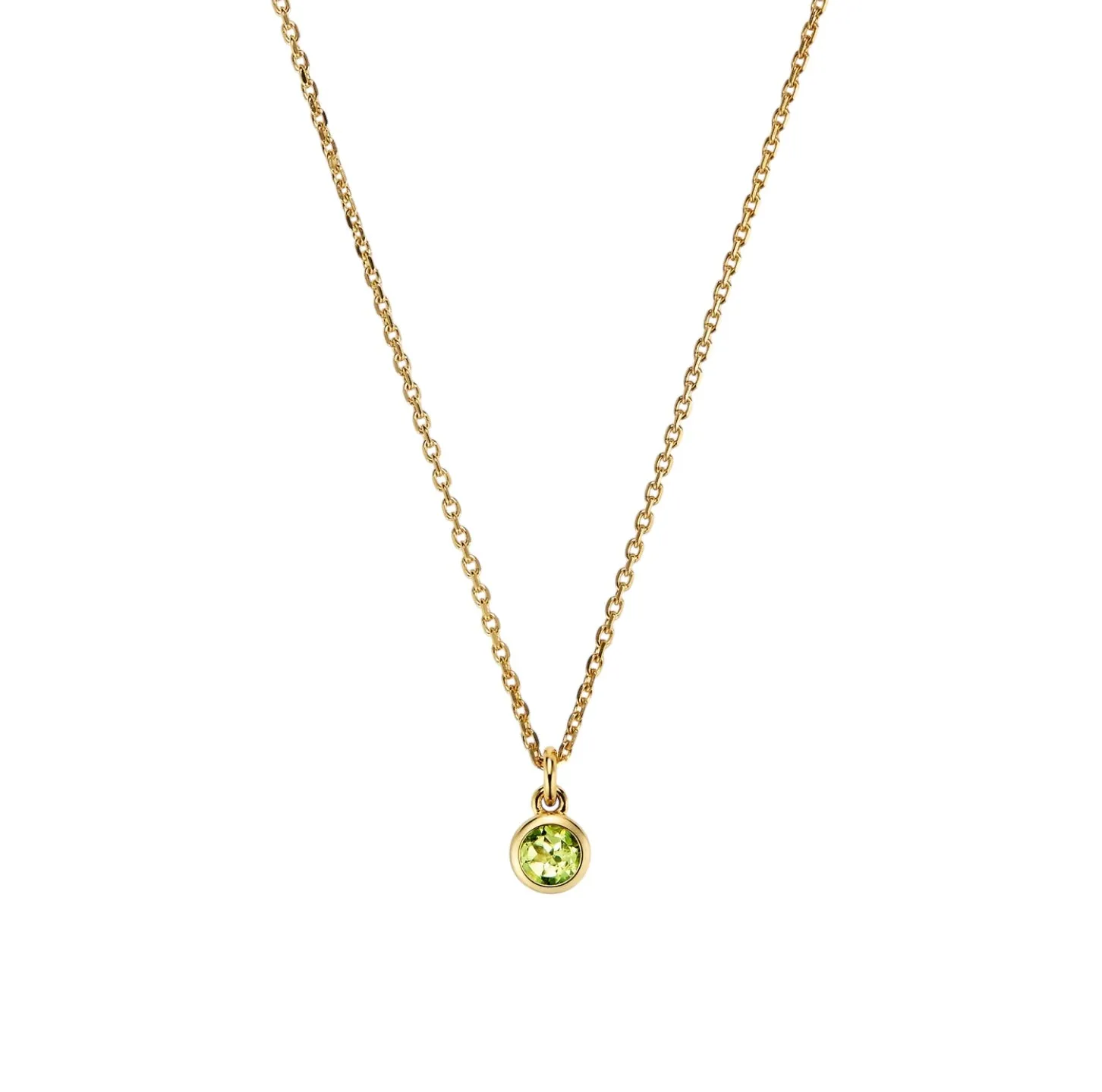 WooYou August Birthstone Pendant Necklace