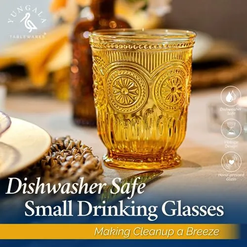 Yungala Amber Glassware Bundle Amber Highball Glasses
